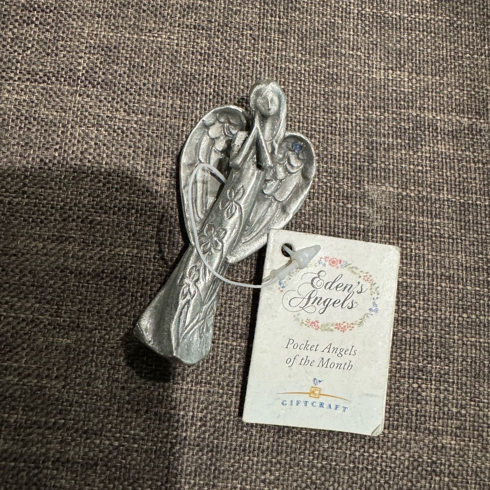 Eden's Angels Silver Pocket Angel
